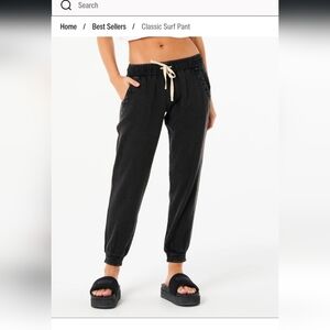 Rip Curl Black Women's Jogger Pants